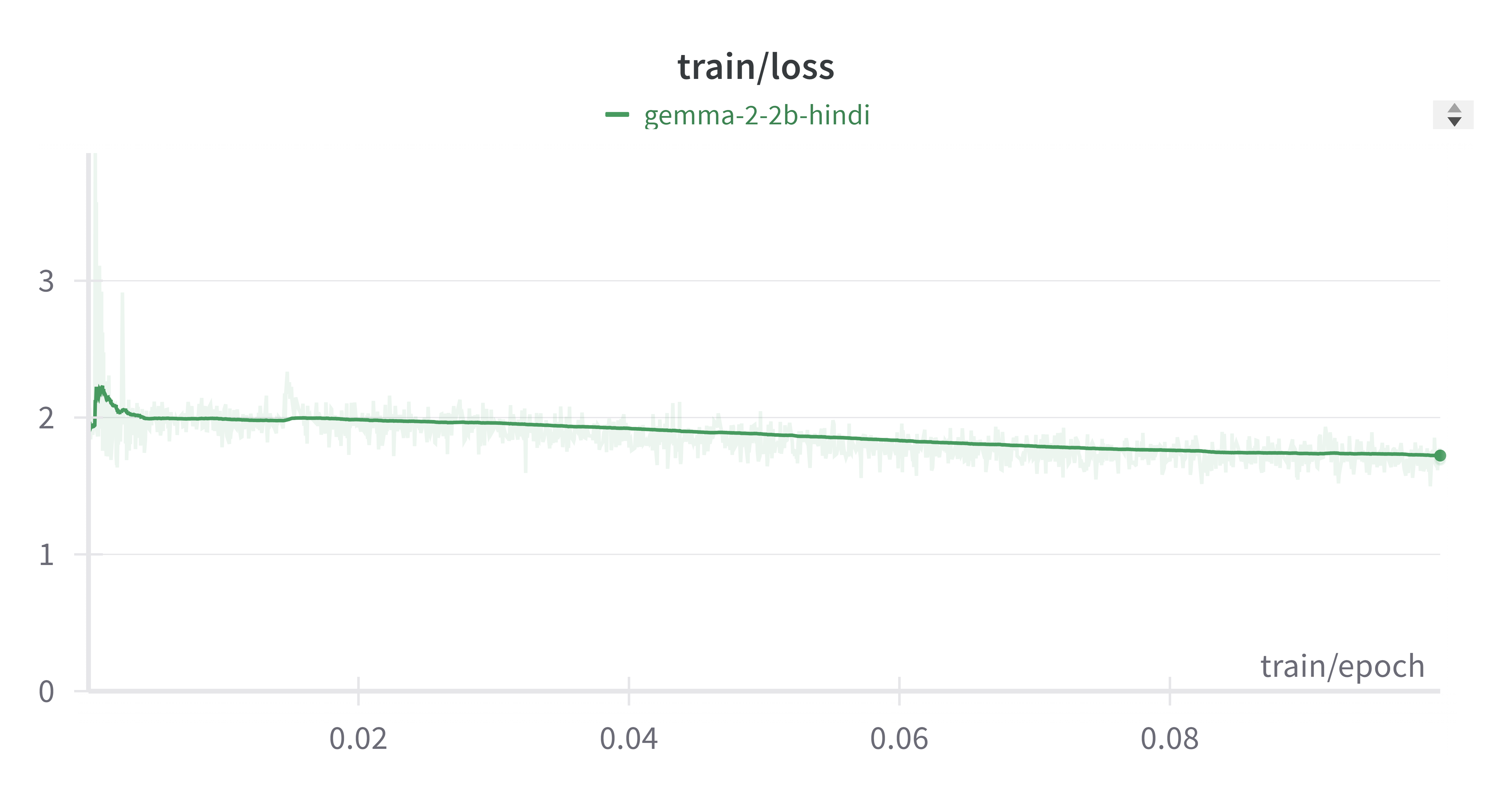 training loss